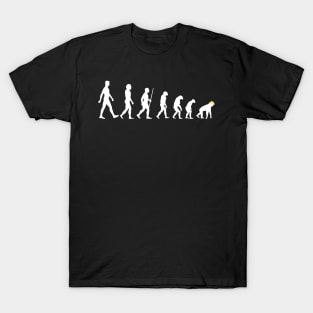 Evolution of blonde Apes anti Trump pro democrats gift T-Shirt